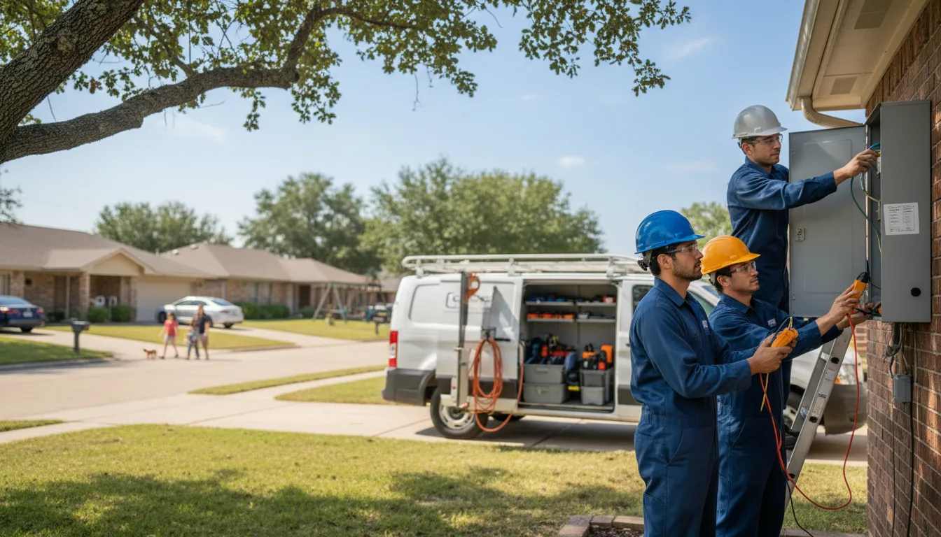 Certified electrician providing emergency electrical services in West Point, MS